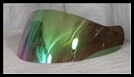 HJC SYMAX II GREEN MIRRORED FACE SHIELD