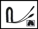 IMC MOTORCOM REPLACEMENT P SERIES HEADSET COIL CORD - 5 PIN