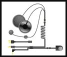 IMC OPEN FACE & FLIP FRONT HEADSET FOR TWO WAY RADIO AND CELL PHONE