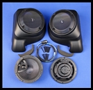 J&M ROKKER XRP 6.58" LOWER Fairing Speaker kit for 2014-23 Harley Ultra Ltd. w/ Water Cooled Lowers