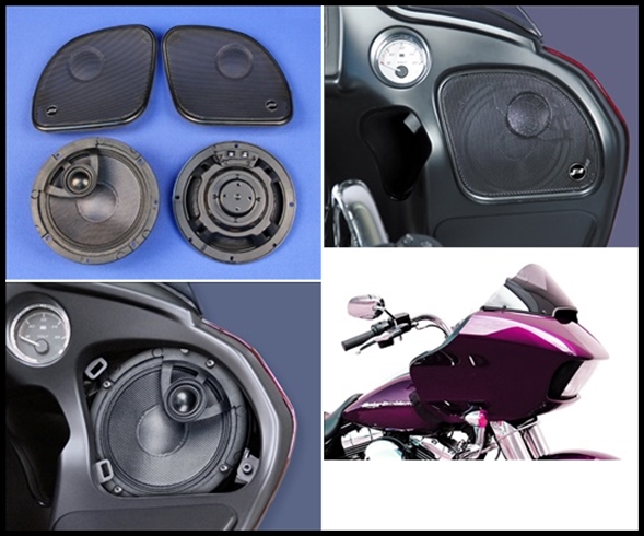 J&M ROKKER XRP 6.58" Fairing Speaker Kit for 2015-23 Harley RoadGlide/Ultra