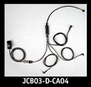 J&M JCB03 CFRG D Adapter Harness for Garmin® Zumo550 (ONLY) & Motorola® T series FRS Portable