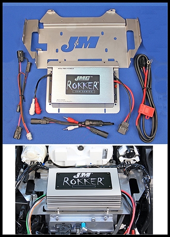 JMC ROKKER Stage6 400w 4-ch Amp kit for 2014-23 Harley Ultra/Ultra Ltd