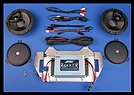 J&M ROKKER Stage 6 Audio Kit 200w Amp/6.58" Fairing Speakers for 2014-23 Harley StreetGlide/Ultra