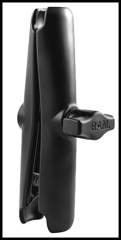 RAM-B-201U-C Long Length Double Socket Arm for 1" Balls - Overall Length: 6.0"