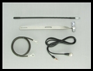 SIERRA LICENSE PLATE MOUNT CB ANTENNA KIT WITH MOTOROLA MALE COAX CONNECTION