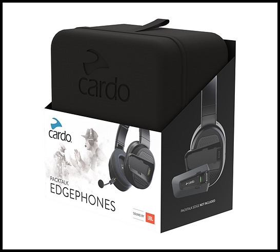 CARDO PACKTALK EDGEPHONES (BLACK) - THE ULTIMATE TRAINING EXPERIENCE
