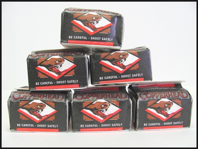 CROSMAN COPPERHEAD .177" CAL.(4.5MM) COPPER COATED BBs - 1500 COUNT BOX - QTY. 6 BOXES