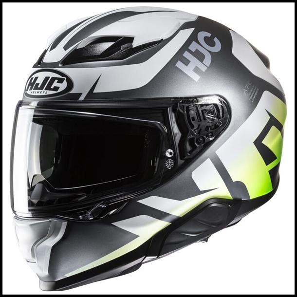 HJC F71 MODERN SPORT TOURING FULL-FACE HELMET WITH SUNSHIELD VISOR SYSTEM - BARD MC-4HSF GRAPHIC