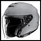 HJC i31 OPEN-FACE HELMET WITH FACE-SHIELD, & SUNSHIELD VISOR SYSTEM - NARDO GREY