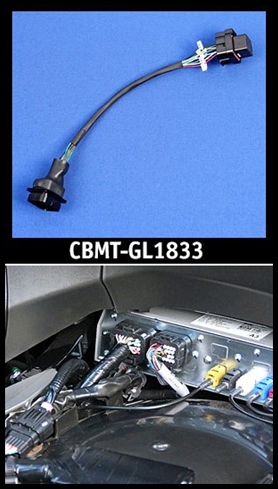 J&M CB Radio Modulation Tuning Adapter Cable for the 2018 Honda Gold Wing GL1833