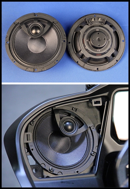 J&M ROKKER XRP 6.58" Fairing Speaker Upgrade Kit for 2024 Harley StreetGlide/RoadGlide