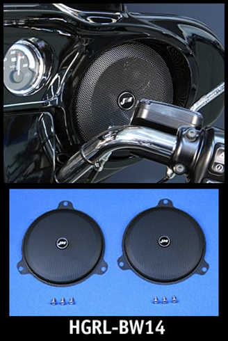 J&M Fairing Speaker Grill-set 2014-23 Harley StreetGlide/Ultra/Ultra/Tri-Glide