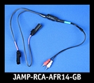 J&M Front-Channel Isolated RCA Input Amp Harness for 2014-23 Harley StreetGlide/RoadGlide/Ultra