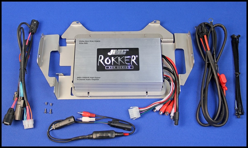 JMC ROKKER Stage6 1000w 4-ch Amp kit for 2014-23 Harley StreetGlide