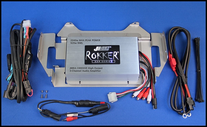 JMC ROKKER Stage6 1000w 4-ch Amp kit for 2014-24 Harley Ultra/Ultra Ltd/TriGlide