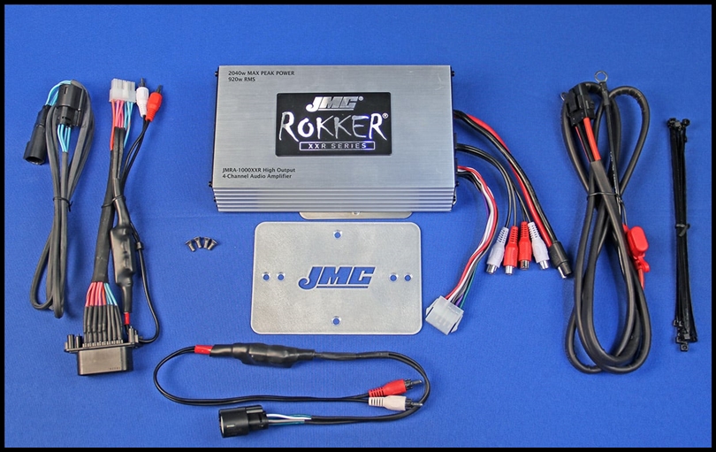 JMC ROKKER 1000XXR Stage6 4-ch Amp kit 2015-2023 Harley RoadGlide Ultra CVO