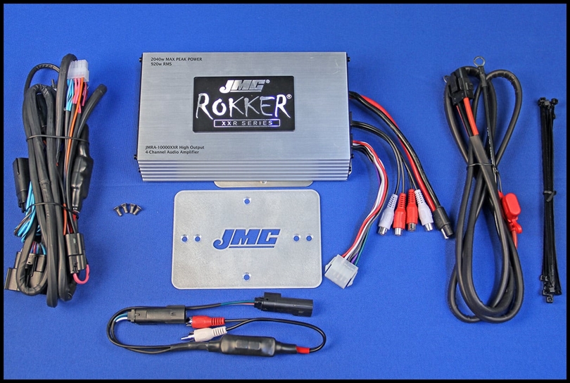 JMC ROKKER Stage6 1000w 4-ch Amp kit for 2016-24 Harley RoadGlide Ultra/Ultra Ltd