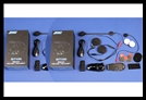 JMC BT-05 Bluetooth Headset Perf-Series for Flip-up Modular/Full-Face/Open-Face Style Helmets - Dual Kit