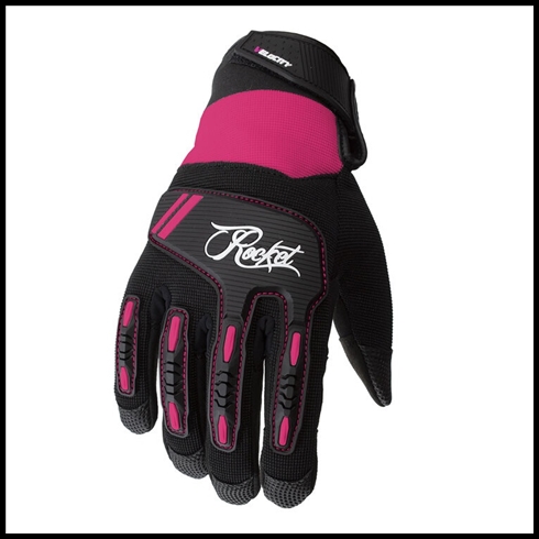 JOE ROCKET VELOCITY 3.0 LADIES GLOVE - PINK / BLACK