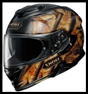 SHOEI GT-AIR II FULL-FACE HELMET WITH SUN SHIELD VISOR SYSTEM - DEVIATION TC-9 GRAPHIC