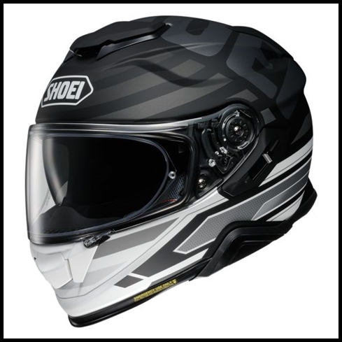 SHOEI GT-AIR II FULL-FACE HELMET WITH SUN SHIELD VISOR SYSTEM - INSIGNIA TC-5 GRAPHIC (MATTE)