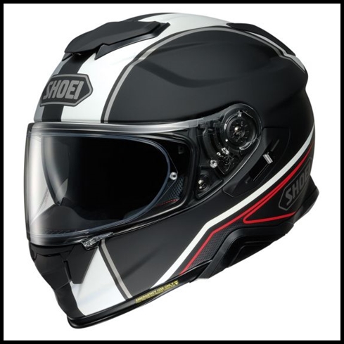 SHOEI GT-AIR II FULL-FACE HELMET WITH SUN SHIELD VISOR SYSTEM - PANORAMA TC-5 GRAPHIC (MATTE)
