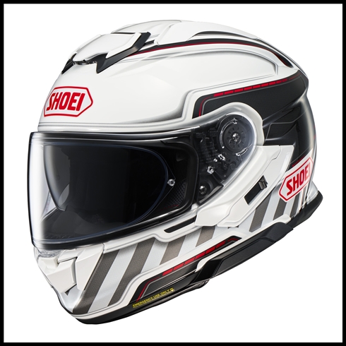 SHOEI GT-AIR 3 FULL-FACE HELMET WITH SUN SHIELD VISOR SYSTEM - DISCIPLINE TC-6 GRAPHIC (GLOSS)