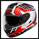 SHOEI GT-AIR 3 FULL-FACE HELMET WITH SUN SHIELD VISOR SYSTEM - HIKE TC-10 GRAPHIC (GLOSS)