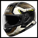 SHOEI GT-AIR 3 FULL-FACE HELMET WITH SUN SHIELD VISOR SYSTEM - HIKE TC-11 GRAPHIC (GLOSS)