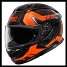 SHOEI GT-AIR 3 FULL-FACE HELMET WITH SUN SHIELD VISOR SYSTEM - HIKE TC-8 GRAPHIC (GLOSS)