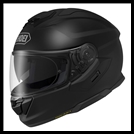 SHOEI GT-AIR 3 FULL-FACE HELMET WITH SUN SHIELD VISOR SYSTEM - MATTE BLACK