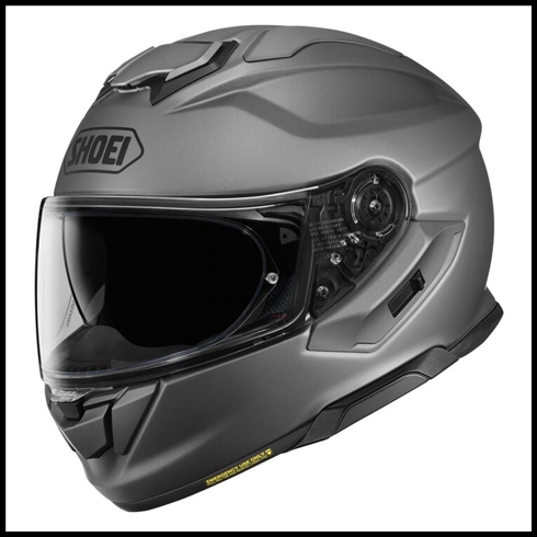 SHOEI GT-AIR 3 FULL-FACE HELMET WITH SUN SHIELD VISOR SYSTEM - MATTE DEEP GREY