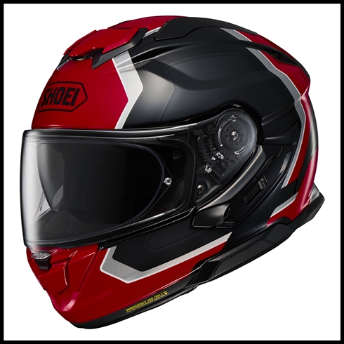 SHOEI GT-AIR 3 FULL-FACE HELMET WITH SUN SHIELD VISOR SYSTEM - REALM TC-1 GRAPHIC (GLOSS)