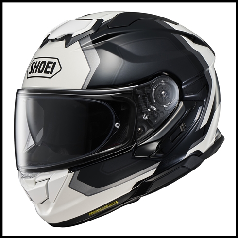 SHOEI GT-AIR 3 FULL-FACE HELMET WITH SUN SHIELD VISOR SYSTEM - REALM TC-5 GRAPHIC (GLOSS)