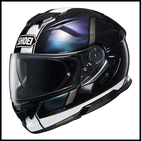 SHOEI GT-AIR 3 FULL-FACE HELMET WITH SUN SHIELD VISOR SYSTEM - SCENARIO TC-5 GRAPHIC (GLOSS)