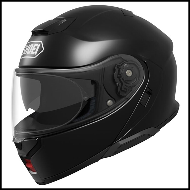 SHOEI NEOTEC 3 MODULAR FLIP-FRONT HELMET WITH SUN SHIELD VISOR SYSTEM - BLACK