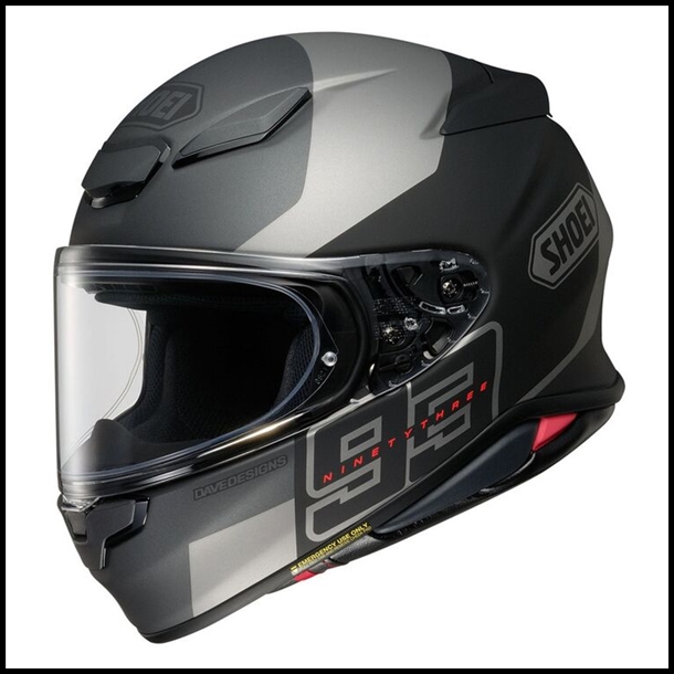 SHOEI RF-1400 FULL-FACE HELMET - MM93 RUSH TC-5 GRAPHIC (MATTE)