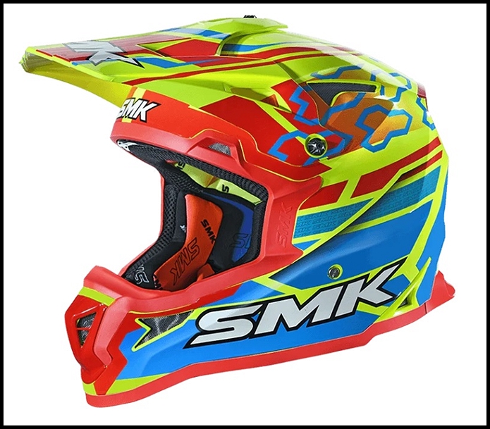 SMK ALLTERRA OFF-ROAD FULL-FACE HELMET - TRIBOU GRAPHIC - GL453