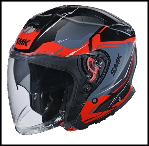 SMK GTJ OPEN-FACE HELMET - ESCAPE GRAPHIC - GL236