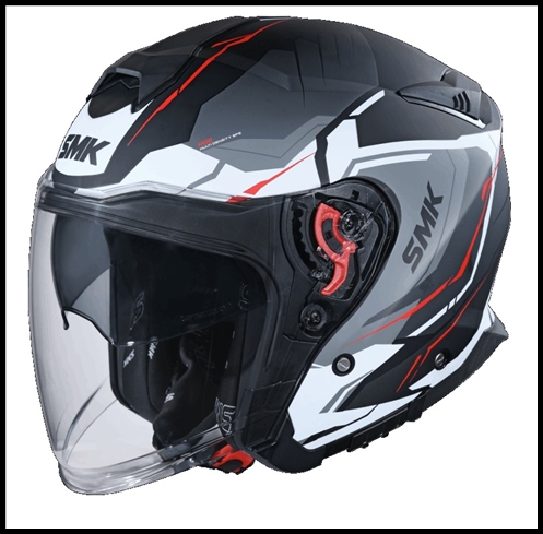 SMK GTJ OPEN-FACE HELMET - ESCAPE GRAPHIC - MA213