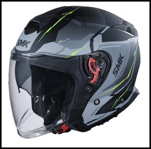 SMK GTJ OPEN-FACE HELMET - ESCAPE GRAPHIC - MA264