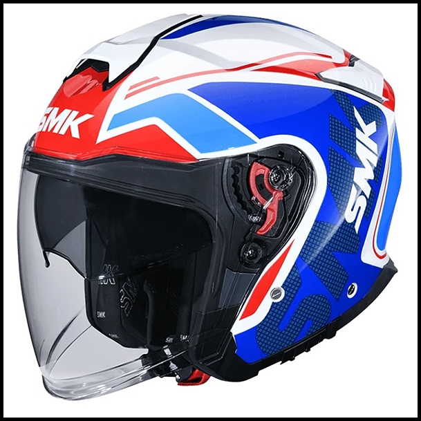 SMK GTJ OPEN-FACE HELMET - TOURER GRAPHIC - GL135