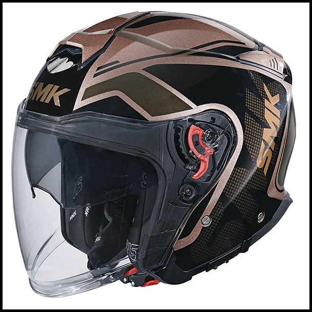 SMK GTJ OPEN-FACE HELMET - TOURER GRAPHIC - GL727