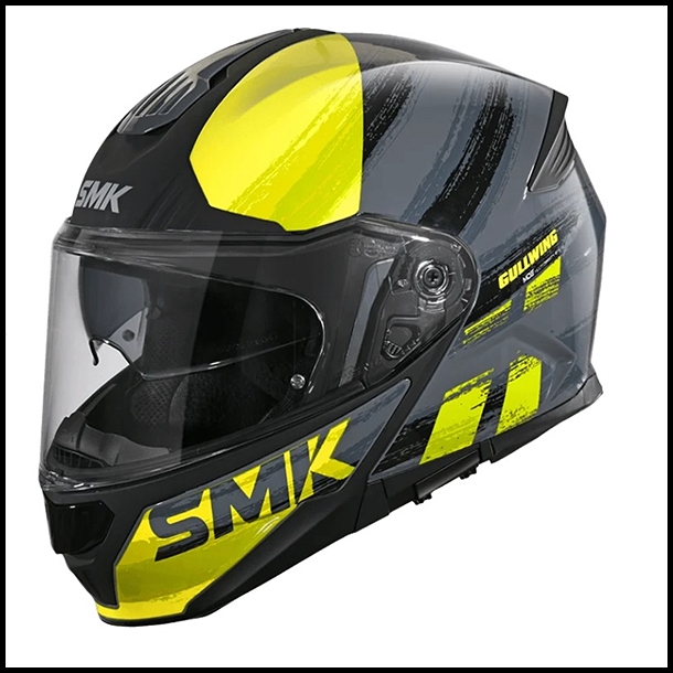 SMK GULLWING FLIP-UP MODULAR HELMET - TOURLEADER GRAPHIC - GL646