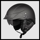 SMK PATRIOT HALF HELMET - MATTE BLACK