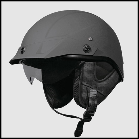 SMK PATRIOT HALF HELMET - MATTE NARDO GREY