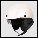 SMK PATRIOT HALF HELMET - GLOSS PEARL WHITE