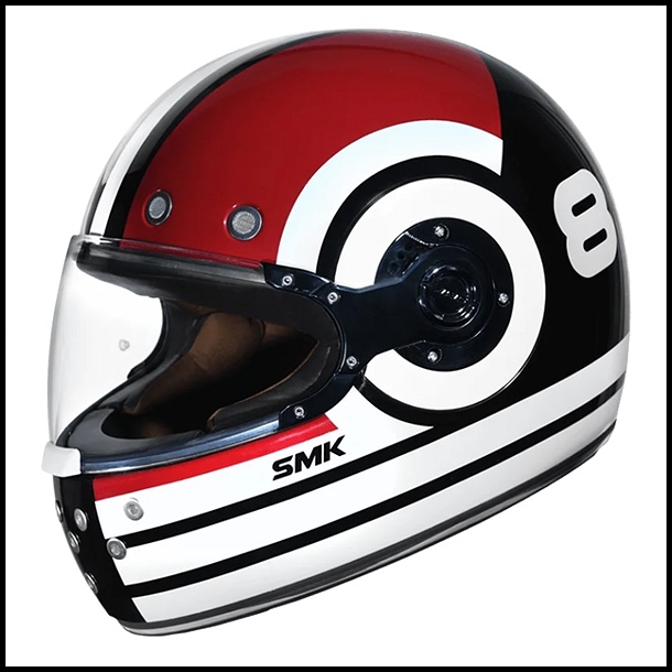 SMK RETRO FULL-FACE HELMET - RANKO GRAPHIC - GL213