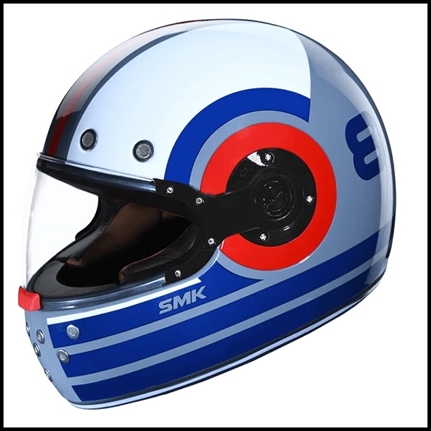 SMK RETRO FULL-FACE HELMET - RANKO GRAPHIC - GL653